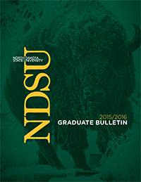 NDSU Graduate Bulletin Cover